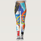 Muziek vieren leggings (Voorkant)