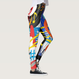 Muziek vieren leggings