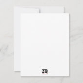 Muziek vieren notitiekaartje (Achterkant)