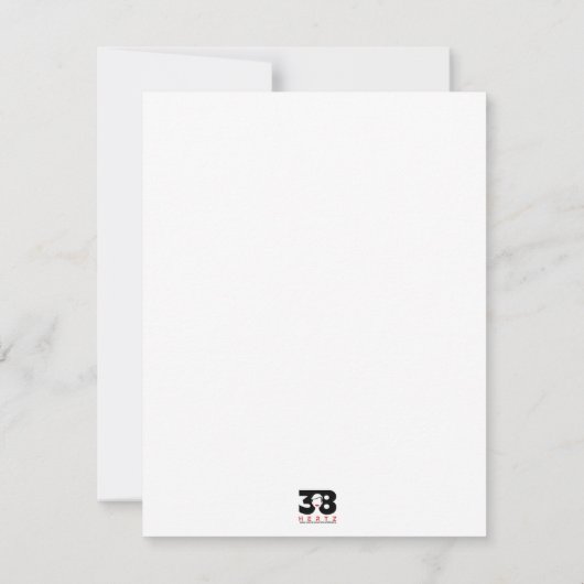 Muziek vieren notitiekaartje (Achterkant)