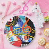 Muziek vieren papieren bordje (Feest)