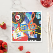 Muziek vieren servet (Insitu)