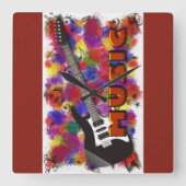 Muziek Vierkante Klok (Voorkant)