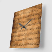 muziek vierkante klok (Hoek)