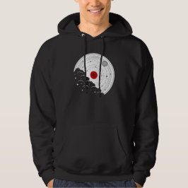  Muziek Vinyl Record Natuur Design Hoodie