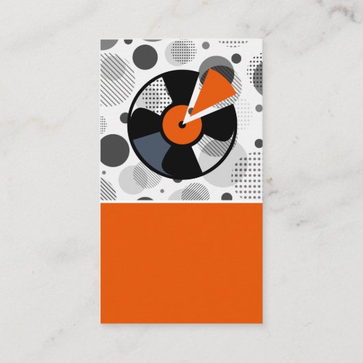 Muziek Vinyl Visitekaartje (Achterkant)