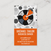 Muziek Vinyl Visitekaartje (Voorkant)