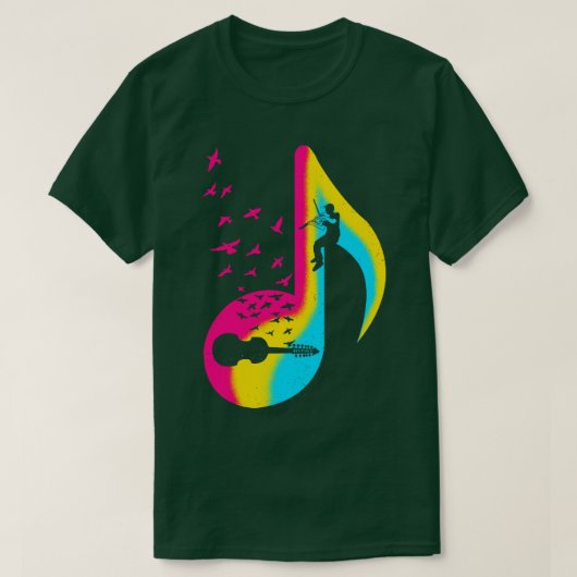Muziek Viola Damore Speler T-shirt (Design voorkant)