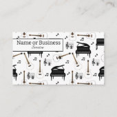 Muziek Visitekaartje (Voorkant)