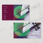 Muziek Visitekaartje (Voorkant / Achterkant)