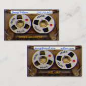 Muziek Visitekaartje (Voorkant / Achterkant)