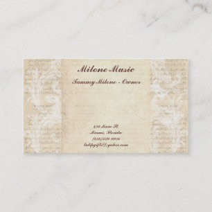 Muziek Visitekaartje
