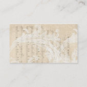 Muziek Visitekaartje (Achterkant)