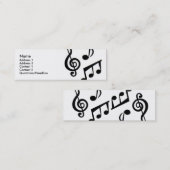 Muziek Visitekaartje (Voorkant / Achterkant)