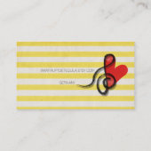 Muziek Visitekaartje (Achterkant)