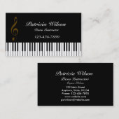 Muziek Visitekaartje (Voorkant / Achterkant)