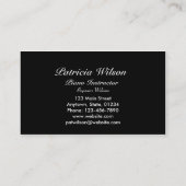 Muziek Visitekaartje (Achterkant)