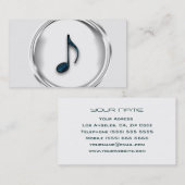 Muziek Visitekaartje (Voorkant / Achterkant)