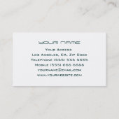 Muziek Visitekaartje (Achterkant)