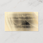 muziek visitekaartje (Achterkant)