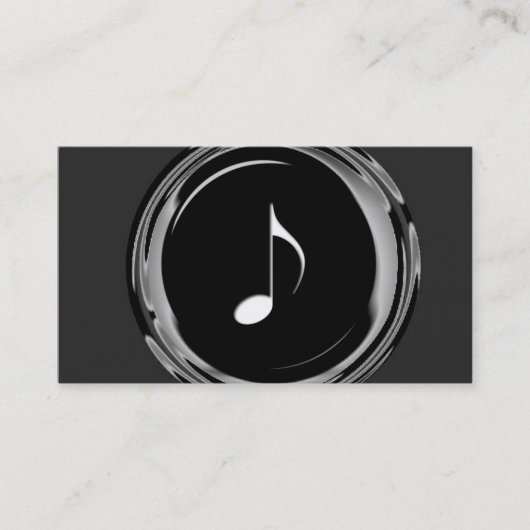Muziek Visitekaartje (Voorkant)