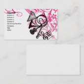 muziek visitekaartje (Voorkant / Achterkant)