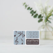 Muziek Visitekaartje (Staand voorkant)