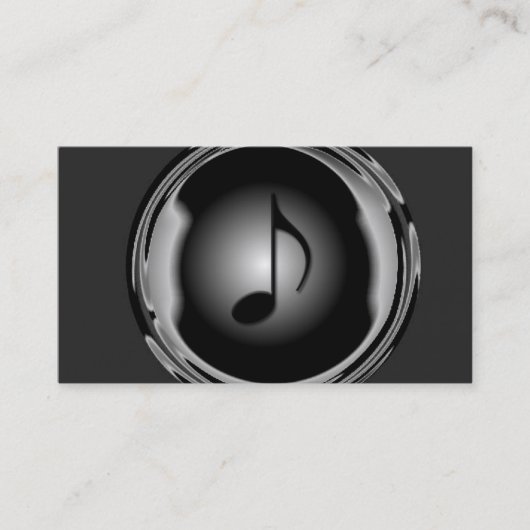 Muziek Visitekaartje (Voorkant)