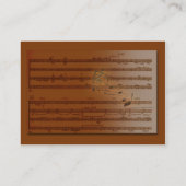 muziek visitekaartje (Achterkant)