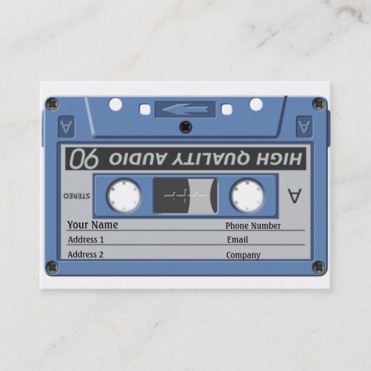 Muziek Visitekaartje - Cassette (Voorkant)
