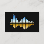Muziek Visitekaartje - Equalizer. (Achterkant)