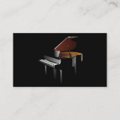 Muziek Visitekaartje - Piano (Achterkant)