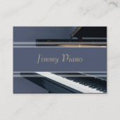 Muziek Visitekaartje - Piano (Achterkant)