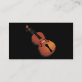 Muziek Visitekaartje - Violin (Achterkant)