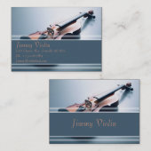Muziek Visitekaartje - Violin (Voorkant / Achterkant)
