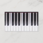 Muziek Visitekaartje voor de Violin-site (Achterkant)