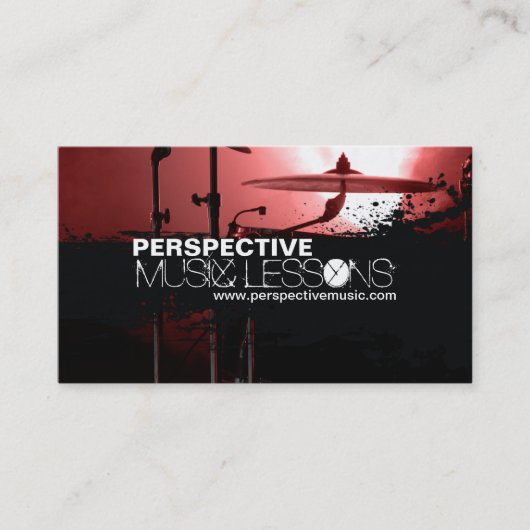 Muziek - Visitekaartjes van Shoppe / Drummer (Voorkant)