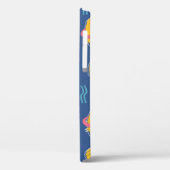 Muziek Vissen: Cartoon Patroon. Case-Mate iPhone Case (Achterkant / Links)