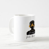 Muziek voedt je ziel koffiemok (Voorkant links)