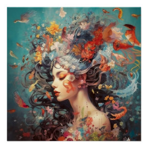 Muziek voedt me perfect poster