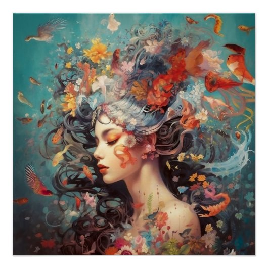 Muziek voedt me perfect poster (Voorkant)