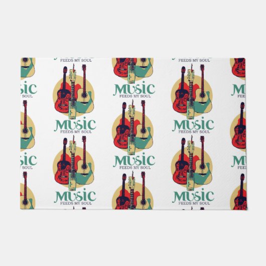 Muziek voedt mijn sol deurmat (Voorkant)