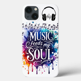 Muziek voedt mijn ziel Case-Mate iPhone case