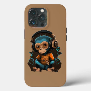 Muziek voor apensets in het luisteren, muziek onde Case-Mate iPhone case