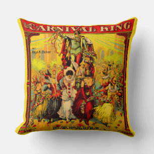 Muziek voor circa 1915 vellen De Carnival King-pri Kussen