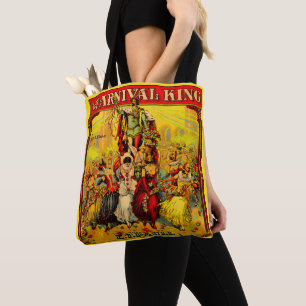 Muziek voor circa 1915 vellen De Carnival King-pri Tote Bag