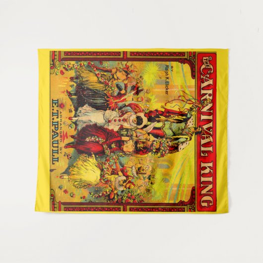 Muziek voor circa 1915 vellen The Carnival King Wandkleed (Voorkant (horizontaal))