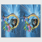 Muziek voor de sol cadeaupapier (Vlak)