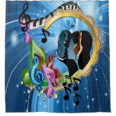 Muziek voor de sol douchegordijn (Voorkant)