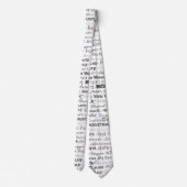 Muziek voor de sol en de geest stropdas (Achterkant)